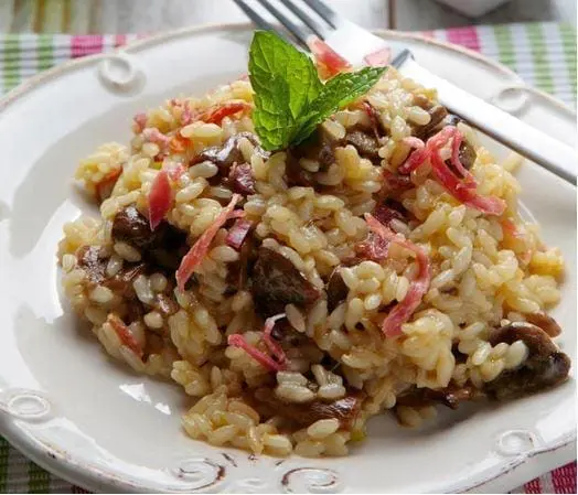 risotto-con-boletus-y-jamon